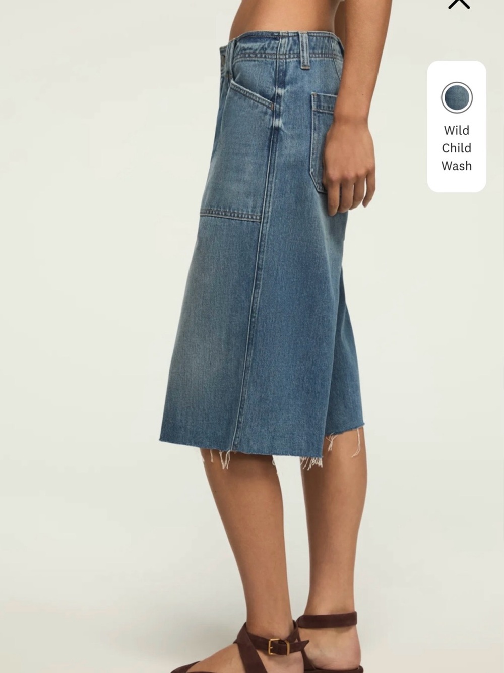 Lucky Brand Culotte Denim Short